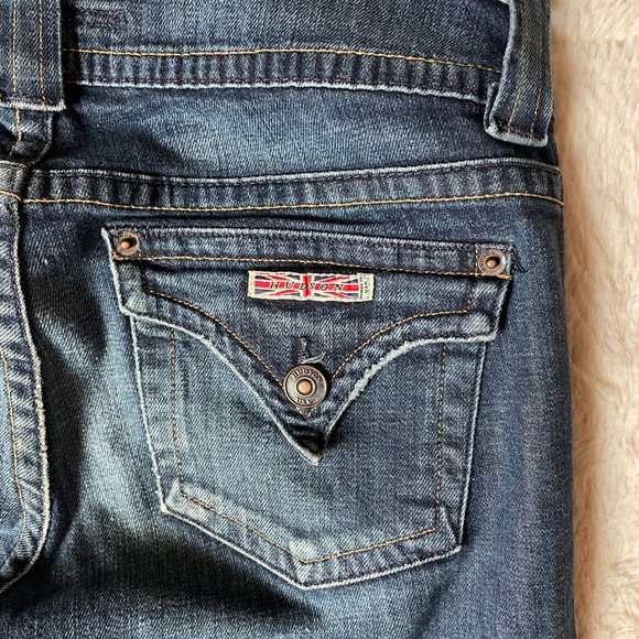Hudson Denim Jeans Button Back Pocket Womens 27 107906 - Picture 6 of 7